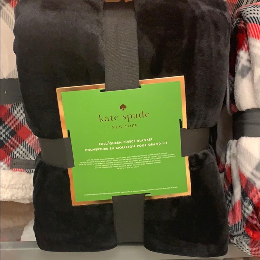 NWT Kate Spade F/Q Blanket
